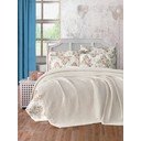 Kremno belo bombažno pregrinjalo 220x240 cm Waffle – Mila Home