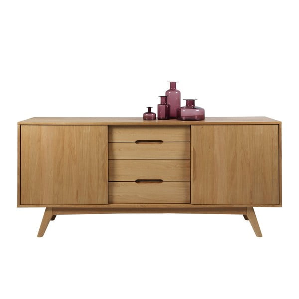 Nizka komoda v dekorju hrasta 180x84 cm Marte - Actona-image-3