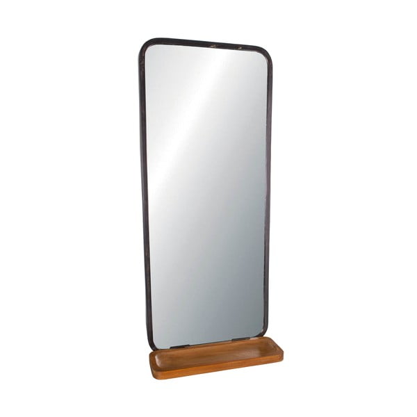 Stensko ogledalo s polico 33.5x76.5 cm – Antic Line