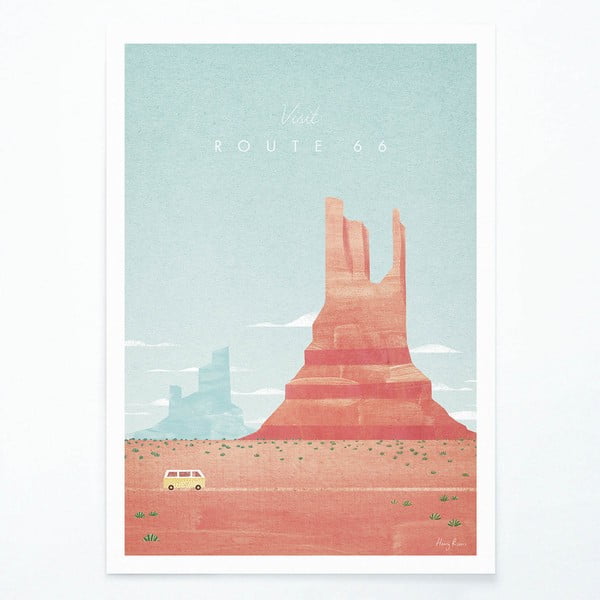 Plakat Travelposter Route 66, A2