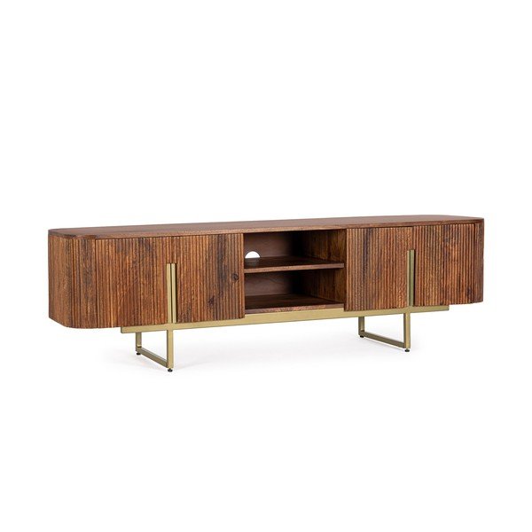 TV omarica iz masivnega manga v naravni barvi 180x45x40 cm Vilas – Bizzotto