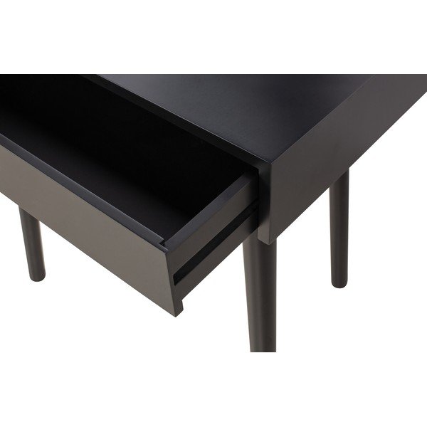 Črna toaletna mizica z nogami iz borovega lesa WOOOD Vanity-image-1