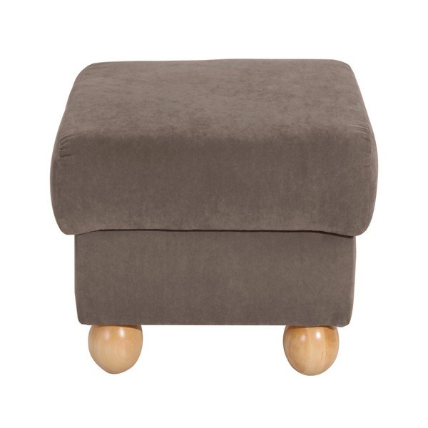 Rjava Max Winzer Monarch Velor Ottoman-image-2