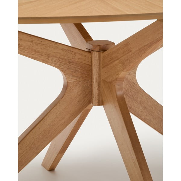 Jedilna miza z mizno ploščo v hrastovem dekorju 110x180 cm Naanim – Kave Home-image-4