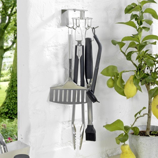 Kuhinjski organizator iz nerjavečega jekla z namestitvijo brez vrtanja – Maximex-image-1