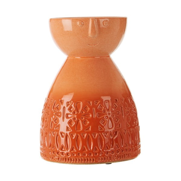 Oranžna keramična vaza Premier Housewares Mimo