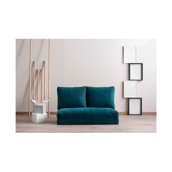 Modrozelena raztegljiva sedežna garnitura 120 cm Taida – Balcab Home-image-1