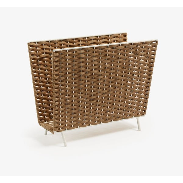 Stojalo za časopise iz umetnega ratana Shibori – Kave Home-image-2