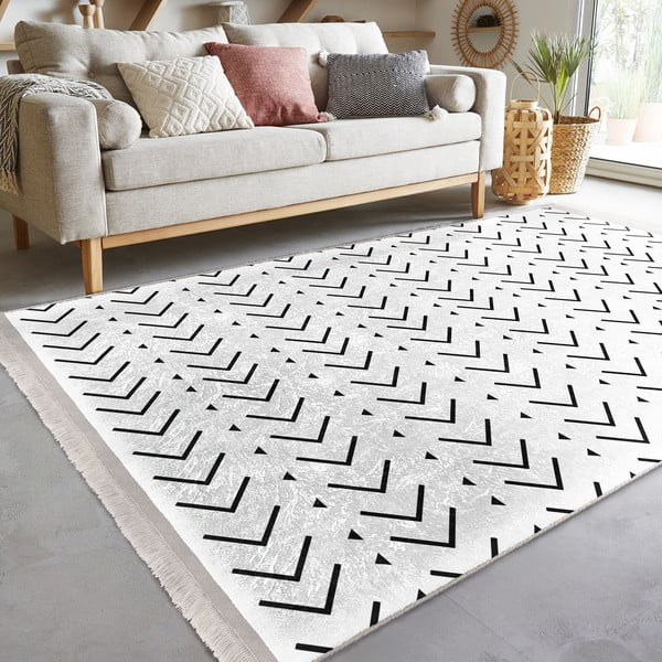 Bela preproga 160x230 cm - Mila Home-image-2