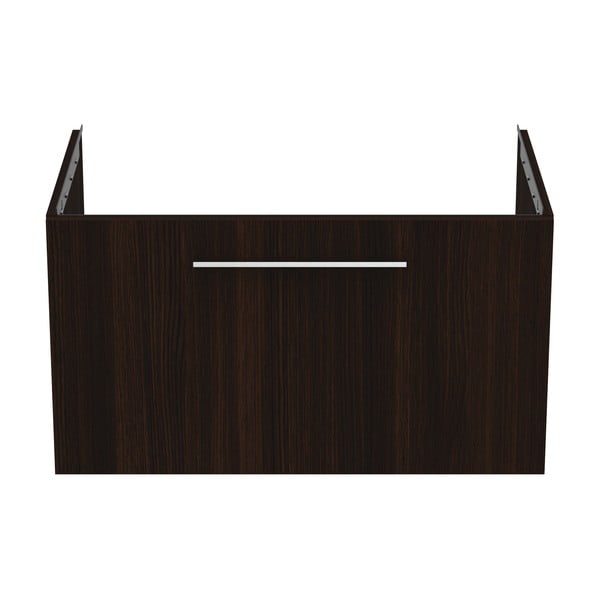 Temno rjava stenska omarica za pod umivalnik v hrastovem dekorju 80x44 cm i.Life B – Ideal Standard