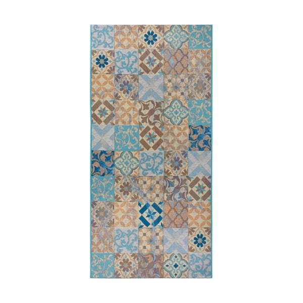 Modra preproga 75x150 cm Cappuccino Mosaik – Hanse Home