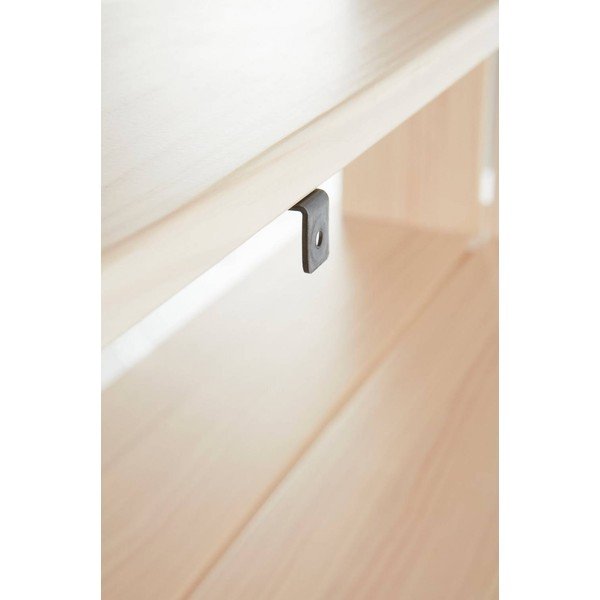 Regal iz masivnega bora v naravni barvi 140x180x40 cm Tottori – Jotex-image-3