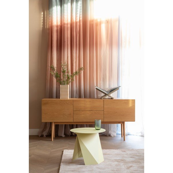 Kovinska okrogla stranska mizica 45x46 cm Foldy – Zuiver-image-1