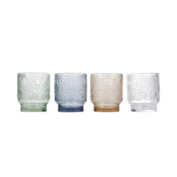 Kozarci v kompletu 4 ks 300 ml Flora – Salt&Pepper-image-3