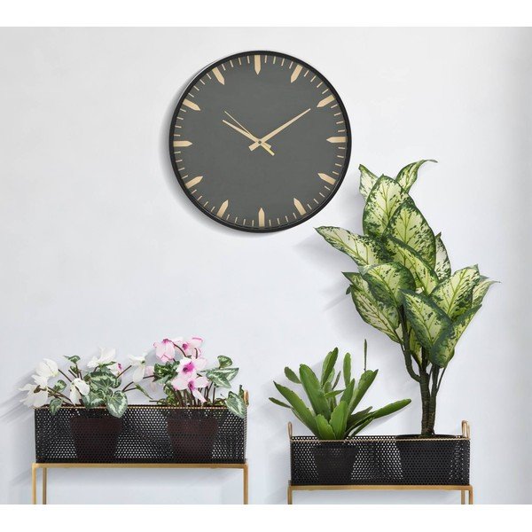 Elegantna siva stenska ura Mauro Ferretti, ø 40 cm-image-1