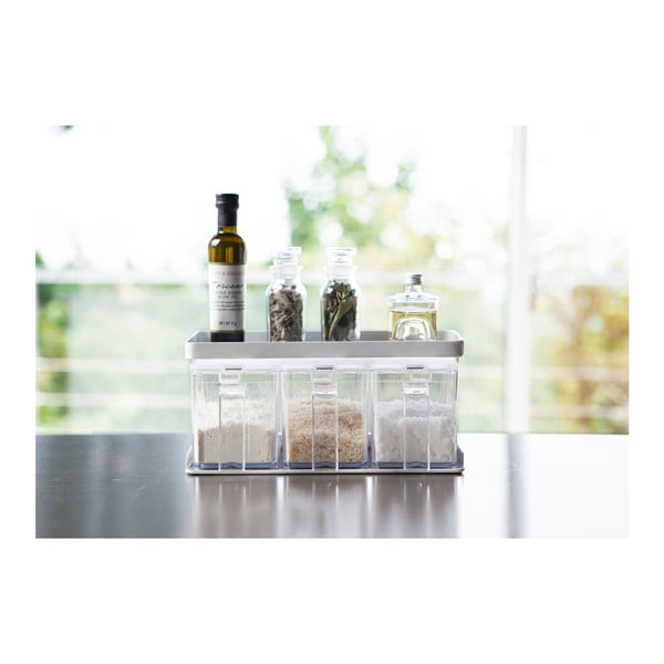 Posode za shranjevanje v kompletu 3 ks za moko/za razsuta živila Tower – YAMAZAKI-image-3