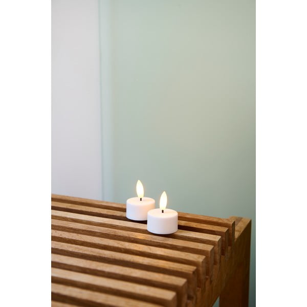 LED sveče v kompletu 2 ks (višina 2 cm) Sille Rechargeable – Sirius-image-1