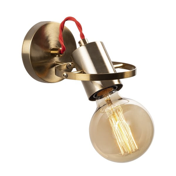 Stenska svetilka v zlati barvi Vaveyla – Opviq lights