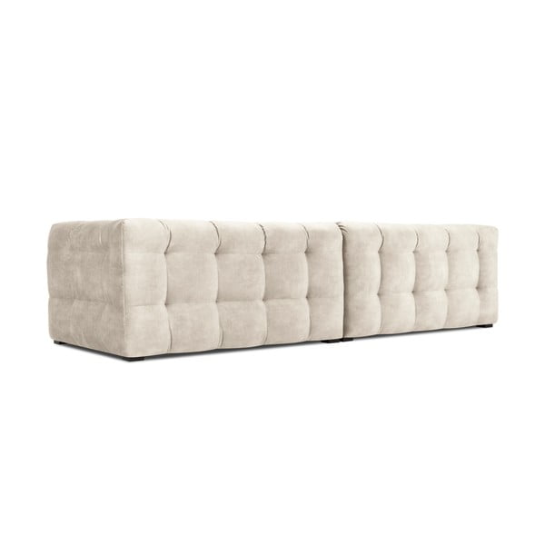 Bež žametna zofa Windsor & Co Sofas Vesta, 280 cm-image-4