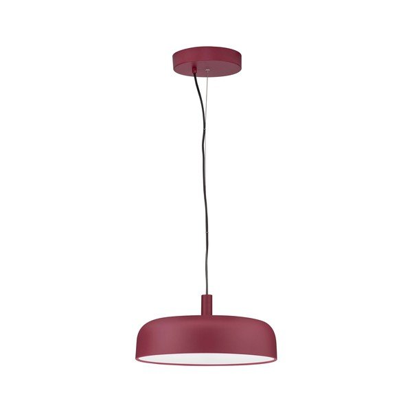 Bordo rdeča aluminijasta LED zatemnitvena viseča svetilka ø 40 cm Noelia – Nova Luce