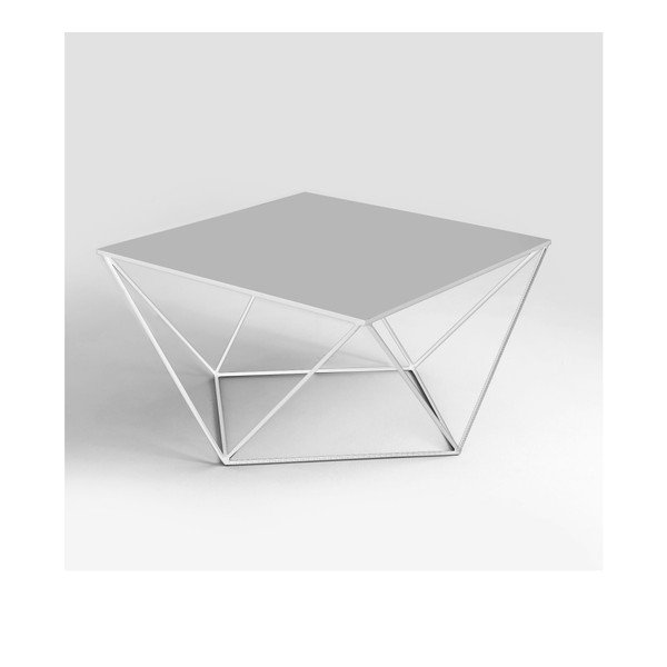 Bela kavna miza Custom Form Daryl,, 80 x 80 cm-image-1