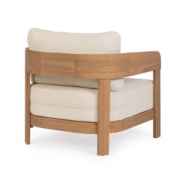 Vrtni fotelj iz masivnega lesa v naravni barvi Pablo – Bizzotto-image-4