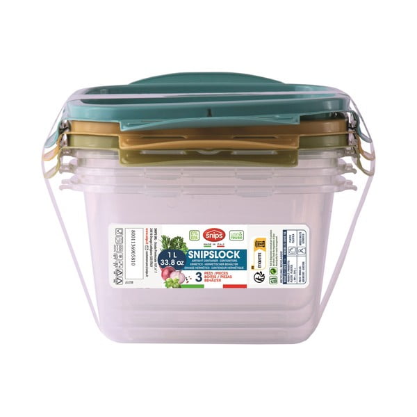 Posode za hrano v kompletu 3 ks Snipslock – Snips-image-4