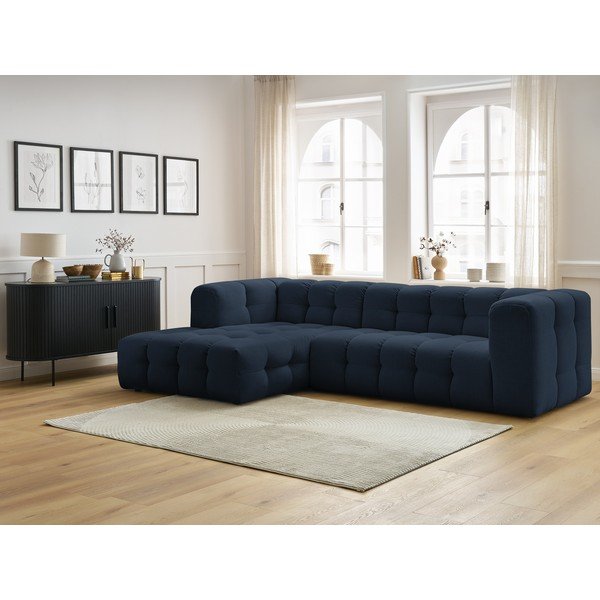 Temno modra kotna sedežna garnitura Cloud – Bobochic Paris-image-1
