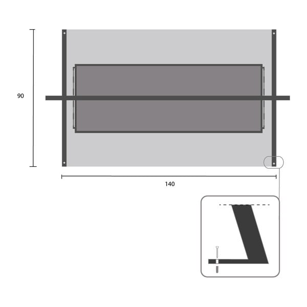 Črna kovinska vrtna gugalnica Kari - Garden Pleasure-image-1