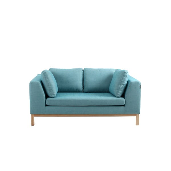 Oblika po meri Ambient Turquoise Dvosedežna raztegljiva kavč postelja