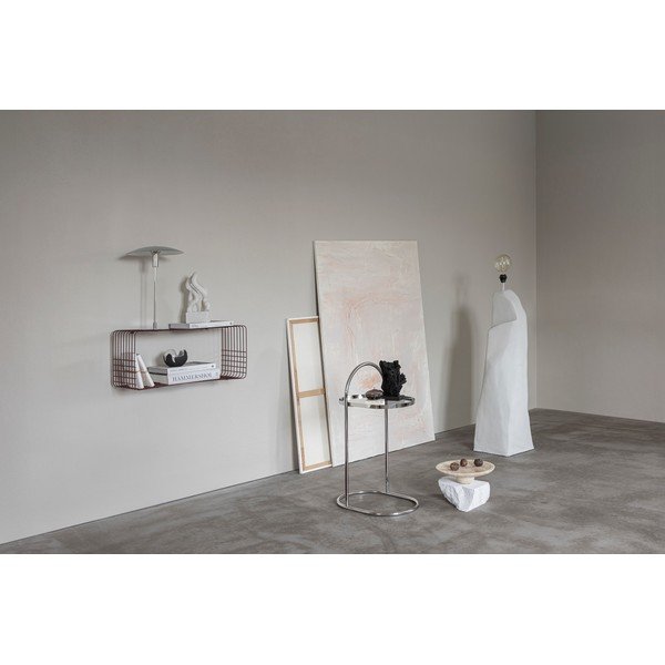 Bordo rdeča večnivojska kovinska polica 70 cm Wire – Mette Ditmer Denmark-image-1