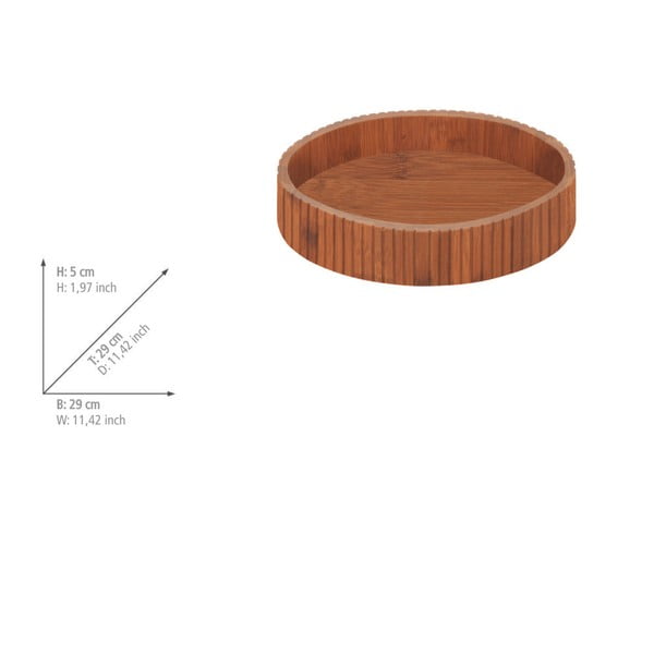 Bambusov vrtljiv organizator za začimbe ø 29 cm Mera – Wenko-image-1