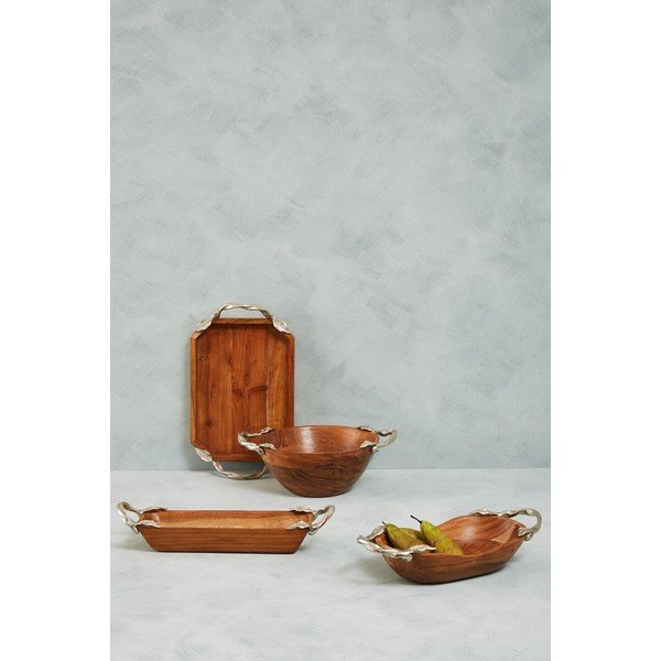 Lesena skleda v naravni barvi Vine – Premier Housewares-image-2