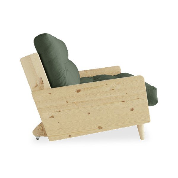Raztegljiv kavč Karup Design Indie Natural Clear/Olive Green-image-4