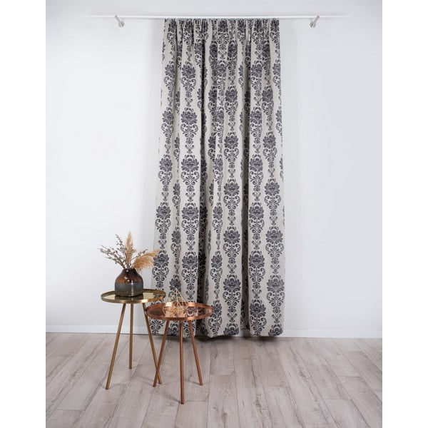 Sivo-bež zavesa 210x245 cm Impozant – Mendola Fabrics