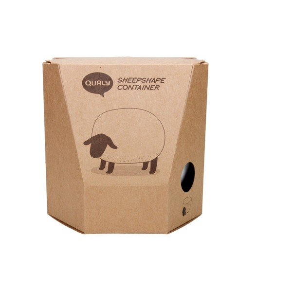 Transparentna večnamenska posoda v obliki ovce Qualy&CO Sheepshape Container-image-3