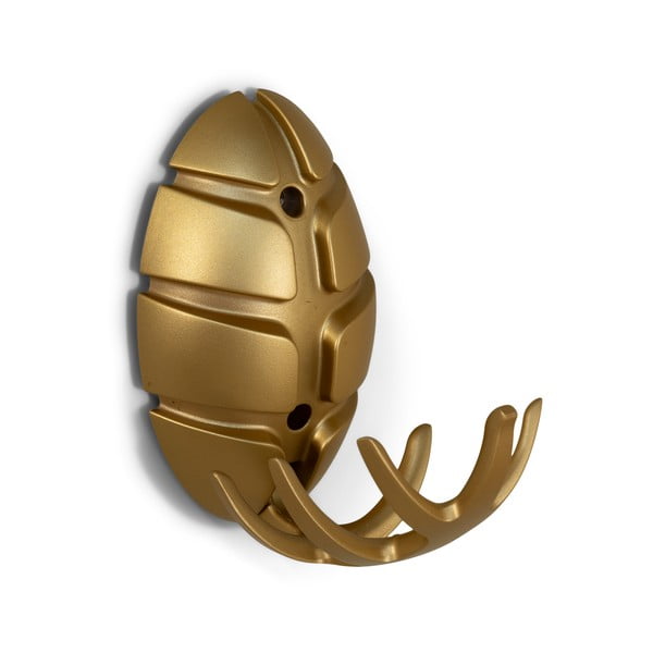 Plastičen stenski obešalnik v zlati barvi Bug – Spinder Design-image-2