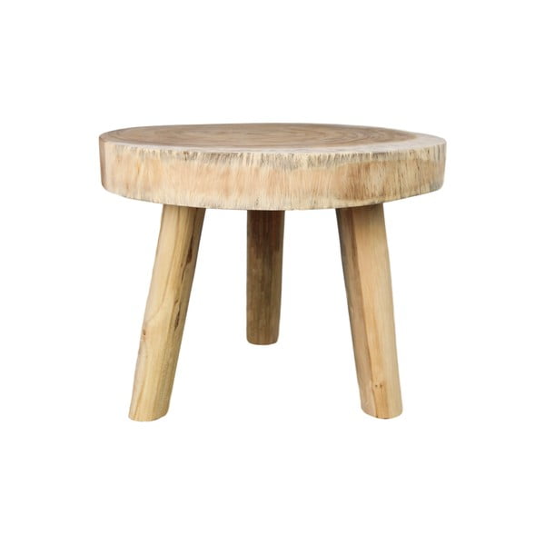 Priročna lesena mizica HSM kolekcija Munggur, ⌀ 45 cm