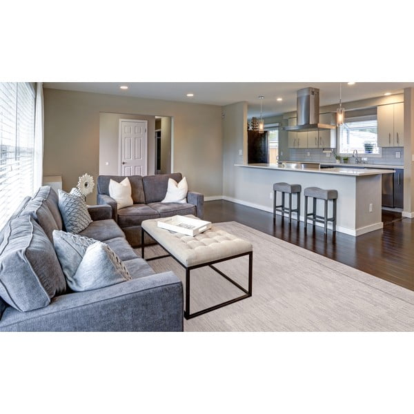 Bež volnena preproga 160x240 cm Linea – Agnella-image-1