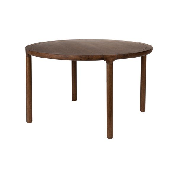 Okrogla jedilna miza v orehovem dekorju ø 128 cm Storm – Zuiver