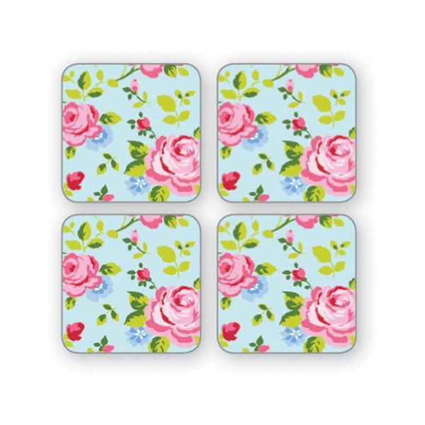 Komplet 4 podstavkov Cooksmart England Florals