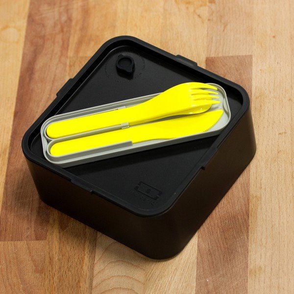 Rumeni plastični jedilni pribor Monbento-image-1