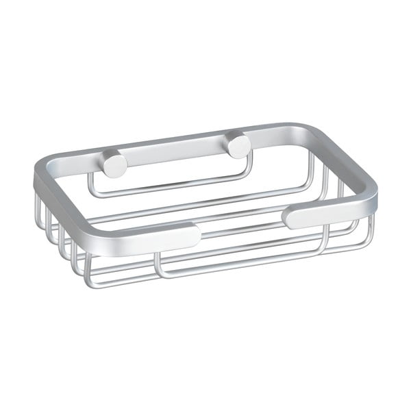 Stensko ržalo za milo v srebrni barvi Wenko Gomo-image-2