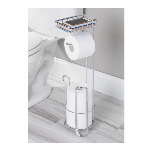 Držalo za toaletni papir InterDesign York Lyra, višina 61 cm-image-2