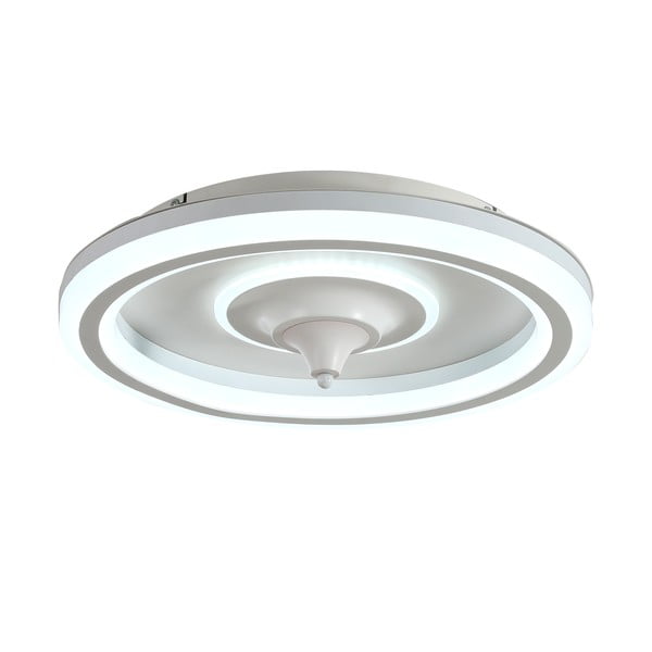 Bela LED stropna svetilka z daljinskim upravljalnikom/z ventilatorjem Alan – SULION-image-3