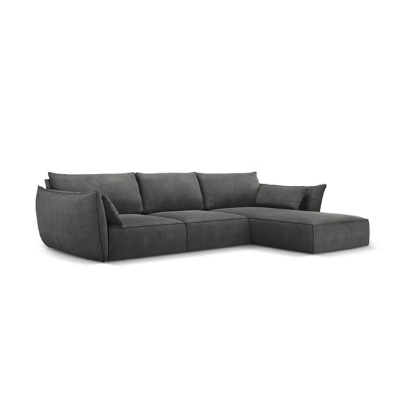 Siv kotni kavč (desni kot) Vanda - Mazzini Sofas-image-2