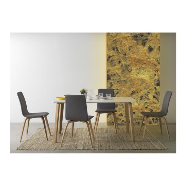 Komplet 4 lesenih jedilnih stolov Geese-image-1