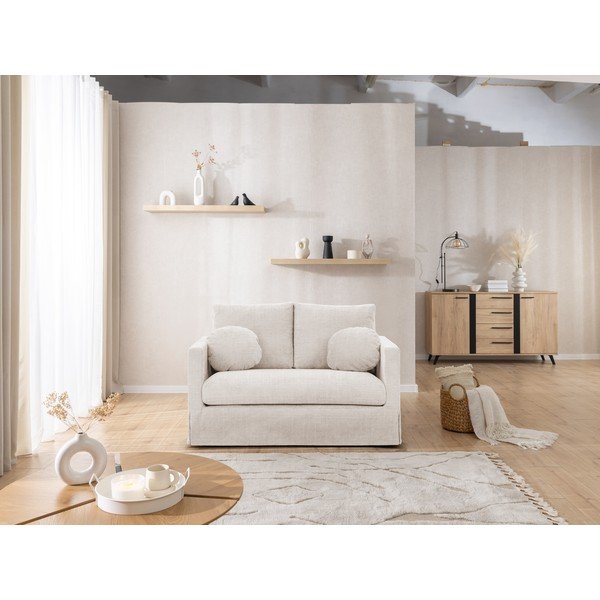 Kremno bela prevleka za dvosed Paphos – Ropez-image-1
