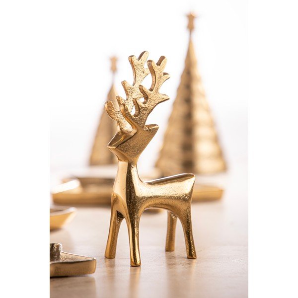 Kovinska božična figurica (višina 11 cm) Noelle Reindeer – Ladelle-image-2