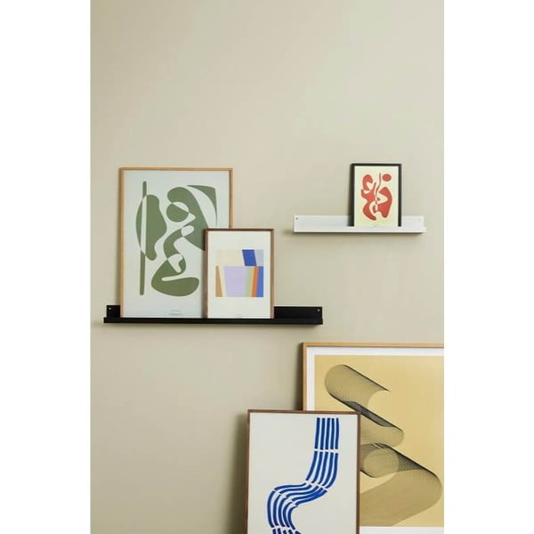 Svetlo siva kovinska polica za slike 100 cm Care – Hübsch-image-1